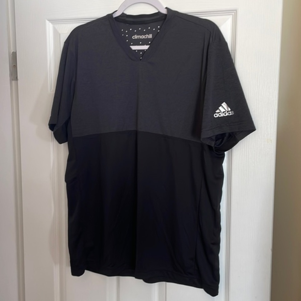 ADIDAS climaCool tennis athletic t-shirt- large